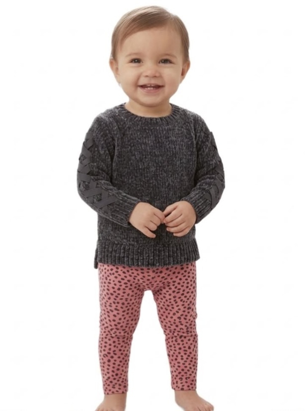 DKNY Sweater And Pants Set Size 12m - Picture 1 of 9